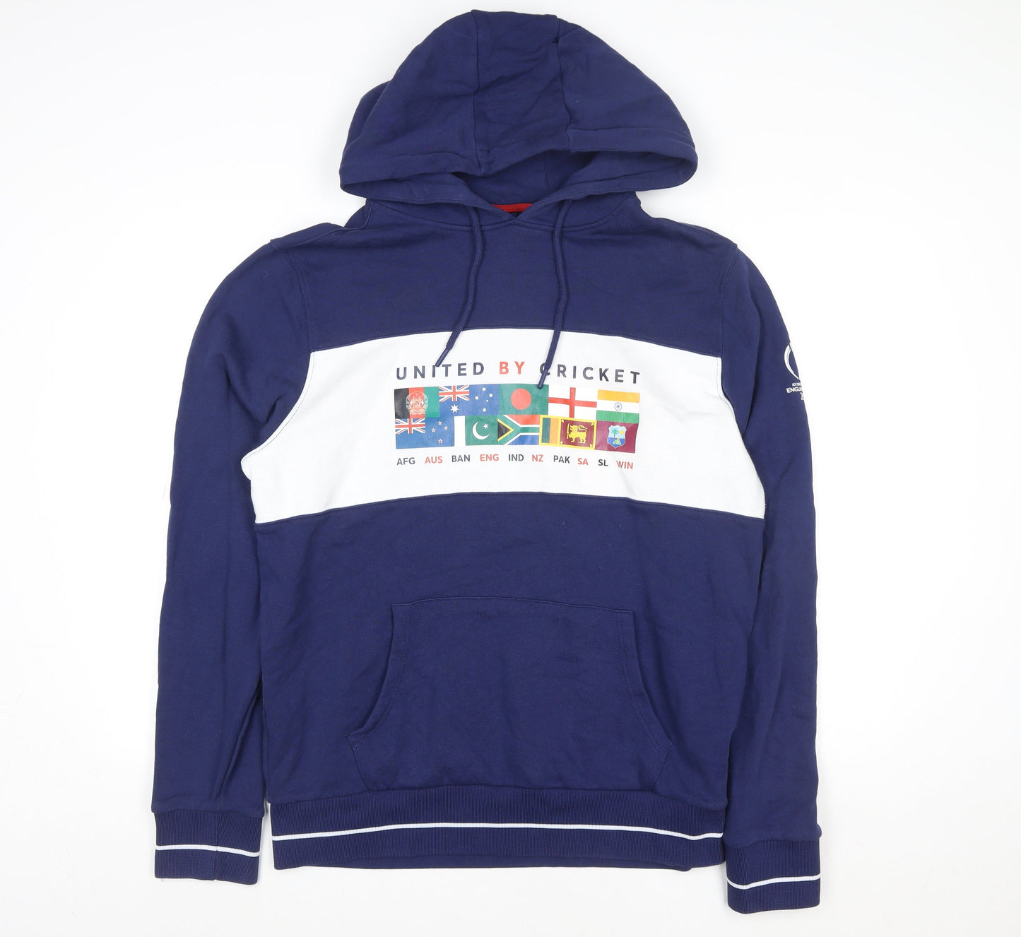 Men’s Blue Cricket World Cup 2019 England & Wales XL Pullover Hoodie