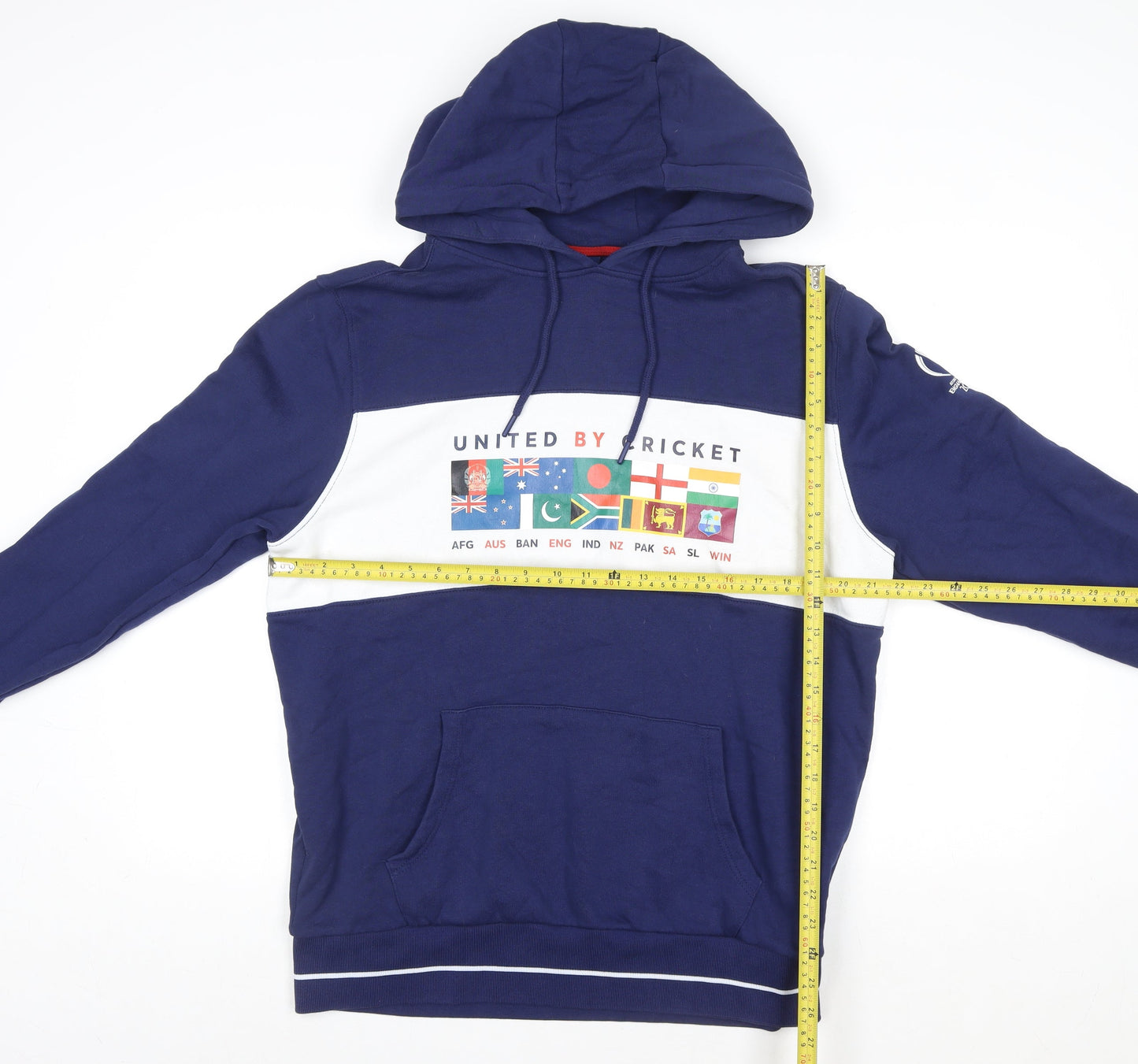 Men’s Blue Cricket World Cup 2019 England & Wales XL Pullover Hoodie