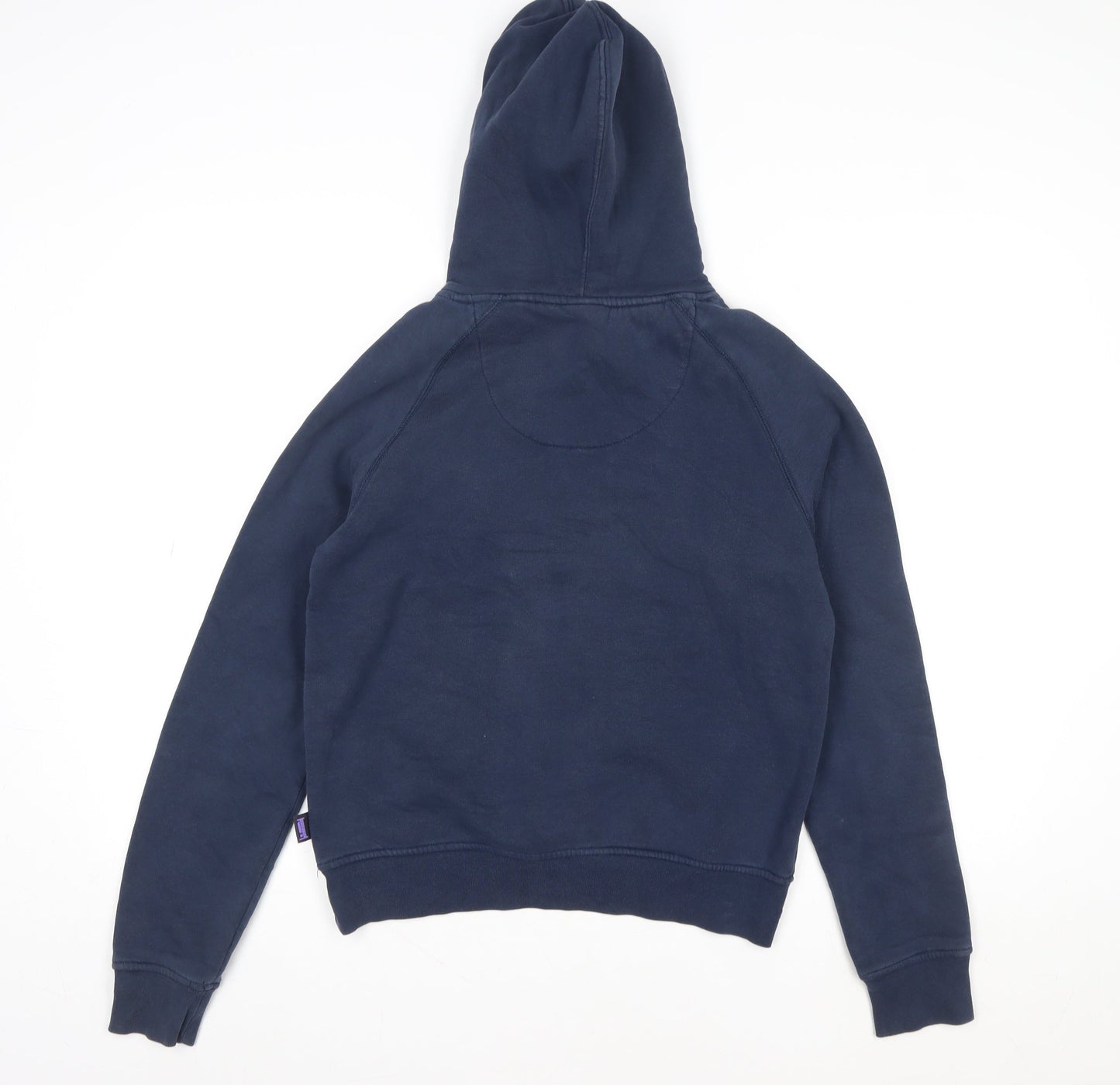 Plain Lazy Men's Blue Pullover Hoodie M Funny Logo Casual Sweatshirt
