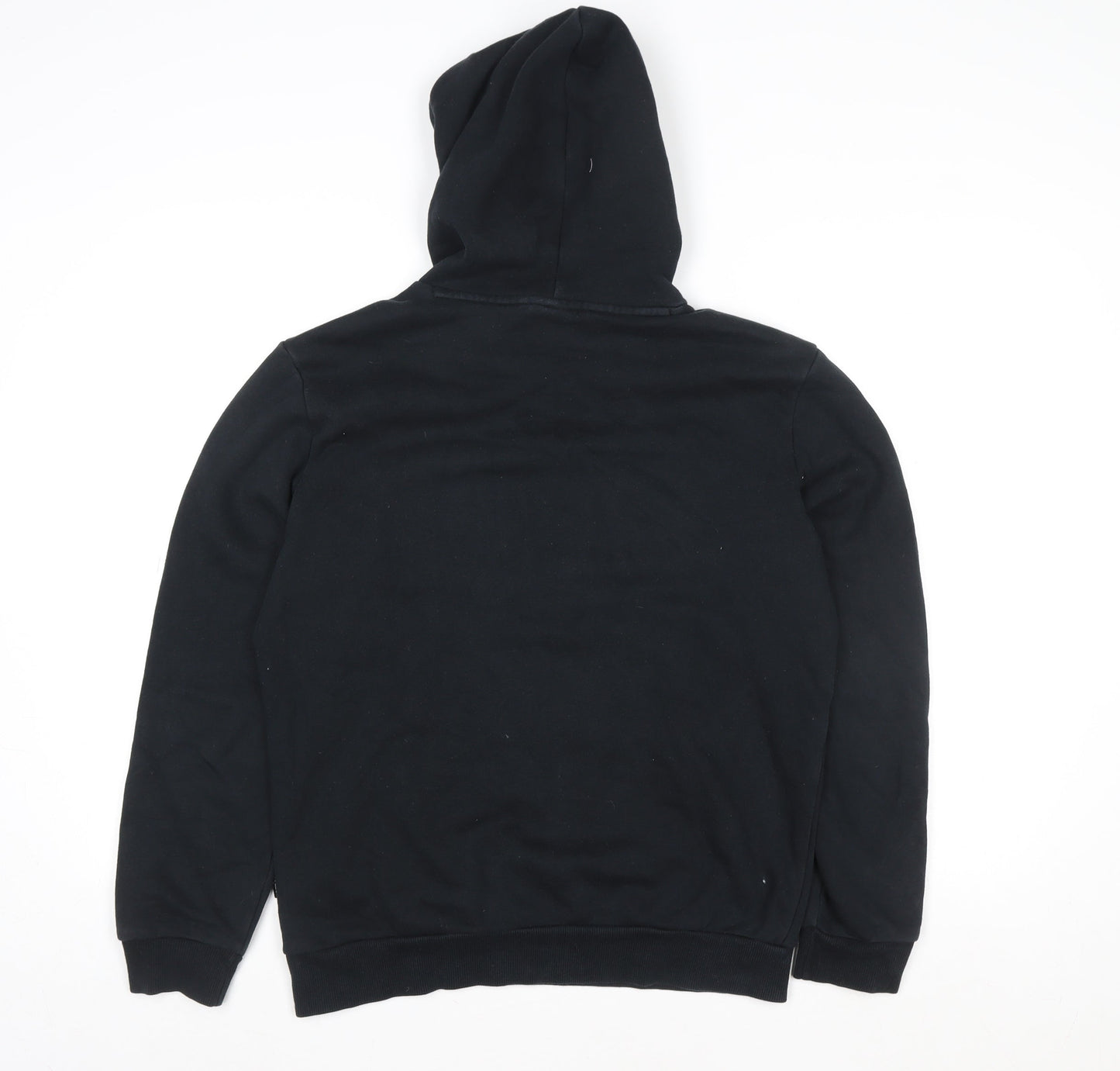 Puma Men’s Black Small Pullover Hoodie Fleece Lined Sportswear