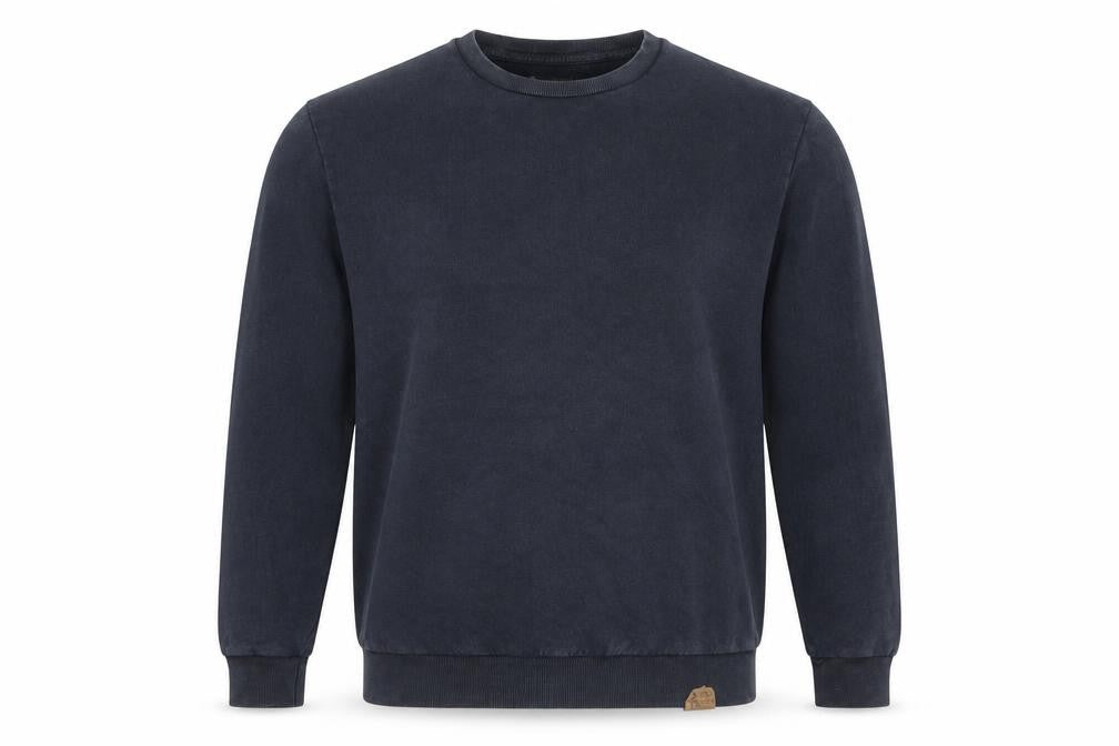 Label Lab Men's Black XL Crew Neck Cotton Pullover Sweatshirt
