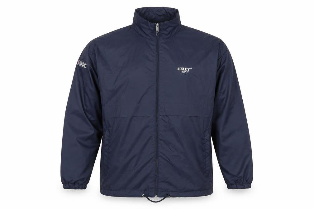 B&C Collection Unisex Blue L Windbreaker Jacket Lightweight Full Zip