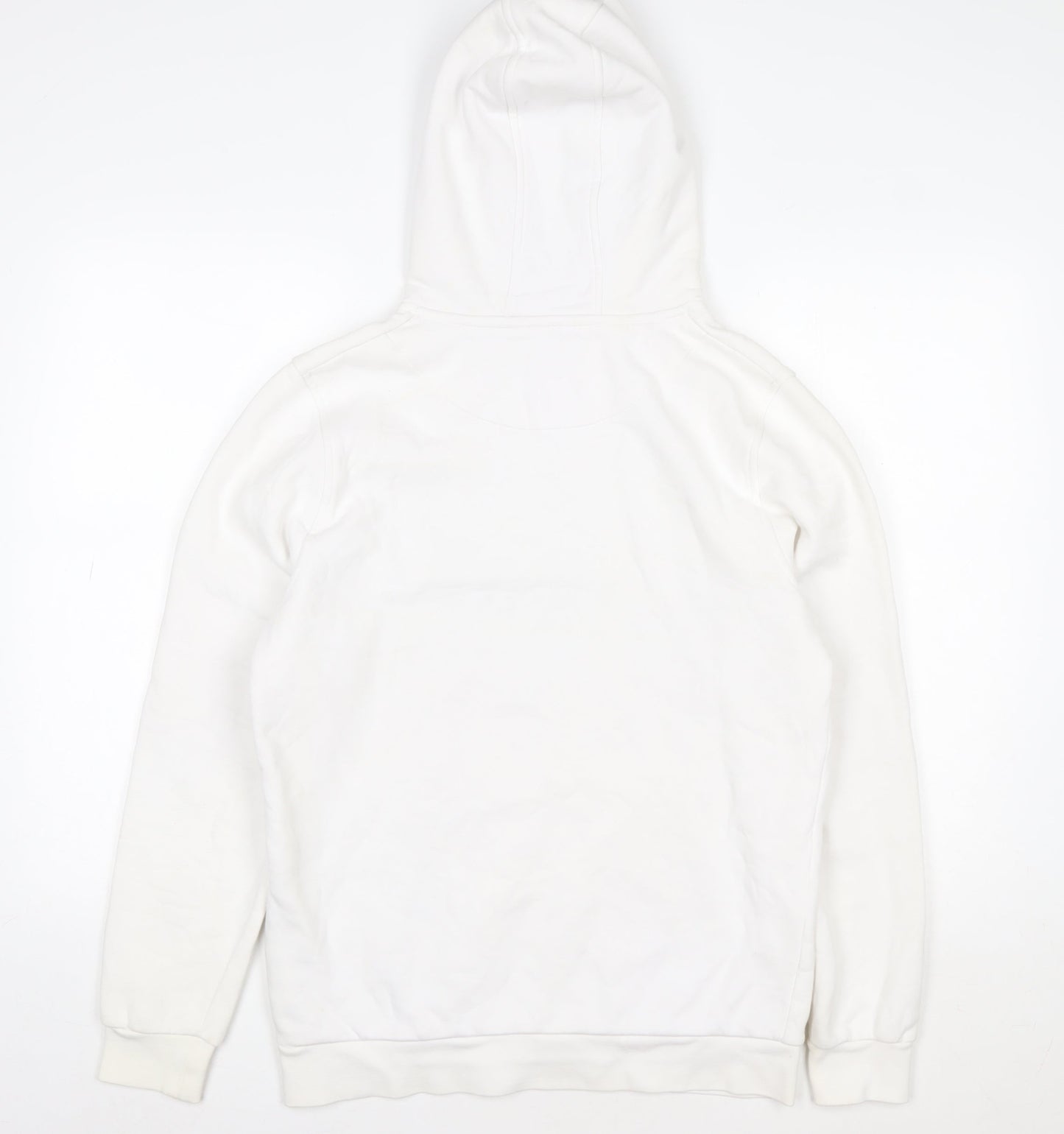 Jameson Carter Women's White Pullover Hoodie Size M Logo Print