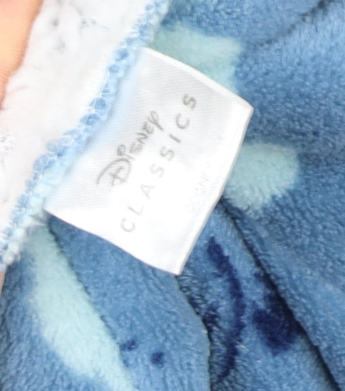 Disney Classics Women's Blue Fleece Hooded Stitch Robe One Size