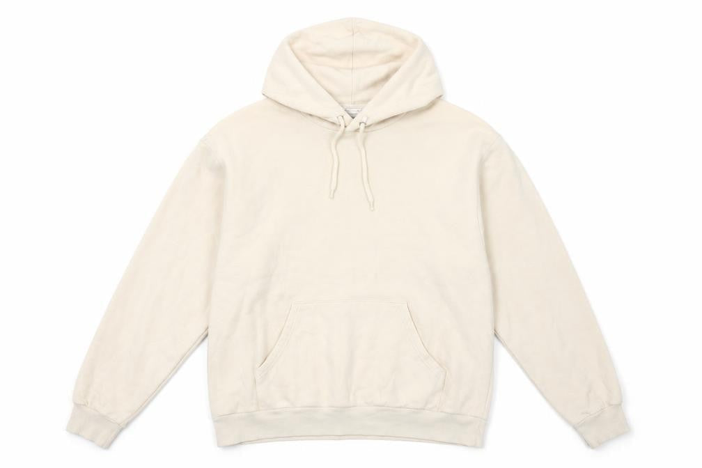 Monki Women Beige Pullover Hoodie Small Cotton Blend Casual