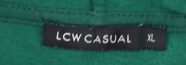 Disney LC Waikiki Green Mickey Mouse Women's XL Pullover Hoodie