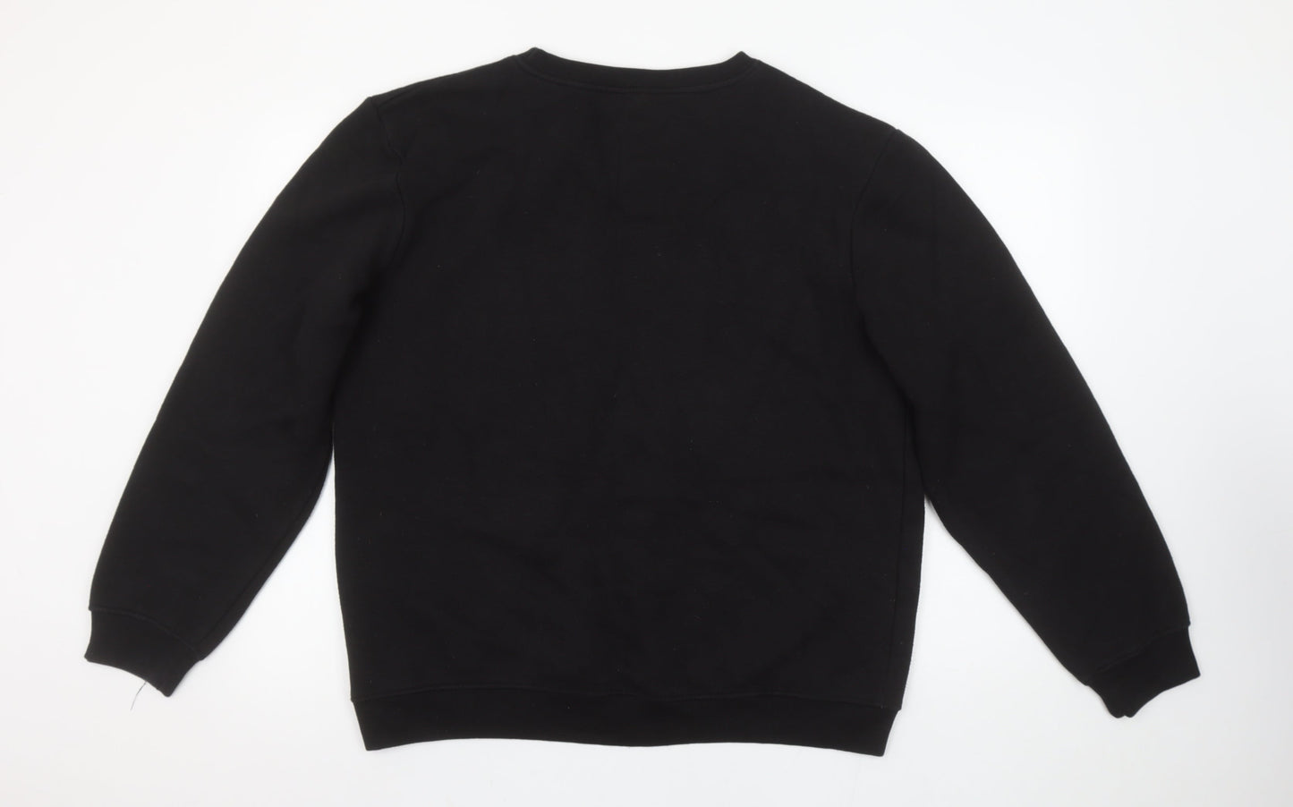 Neon Sheep Women’s Black Pullover Sweatshirt Size L with Pink C Logo