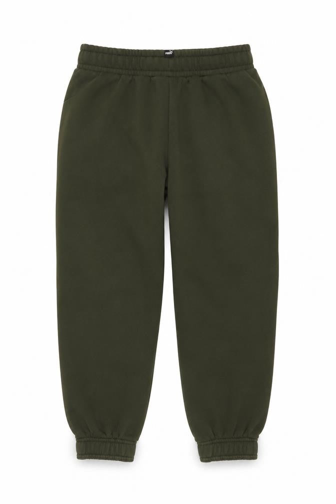 Puma Boys Green Jogger Trousers 10 Years Fleece Cotton Activewear