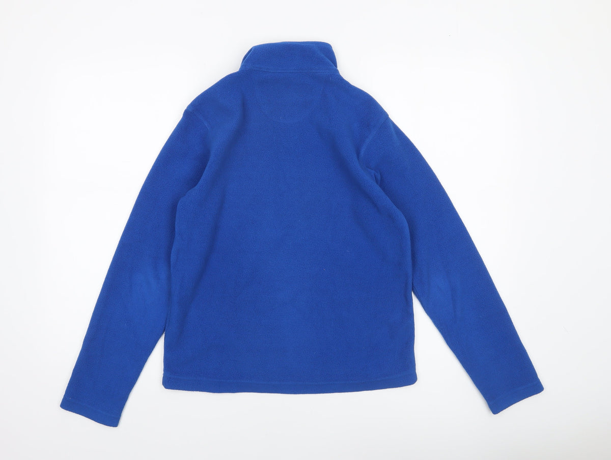 Regatta Boys Blue Fleece Pullover Sweatshirt 14 Years 1/4 Zip Outdoor
