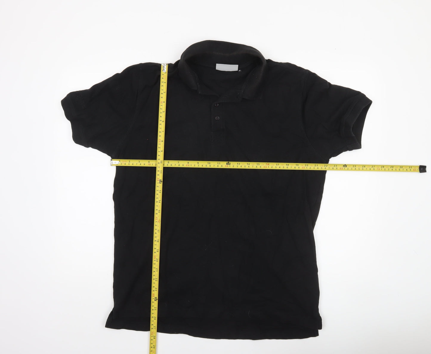 Glenmuir 1891 Men's Black Cotton Polo Shirt XL Regular Fit
