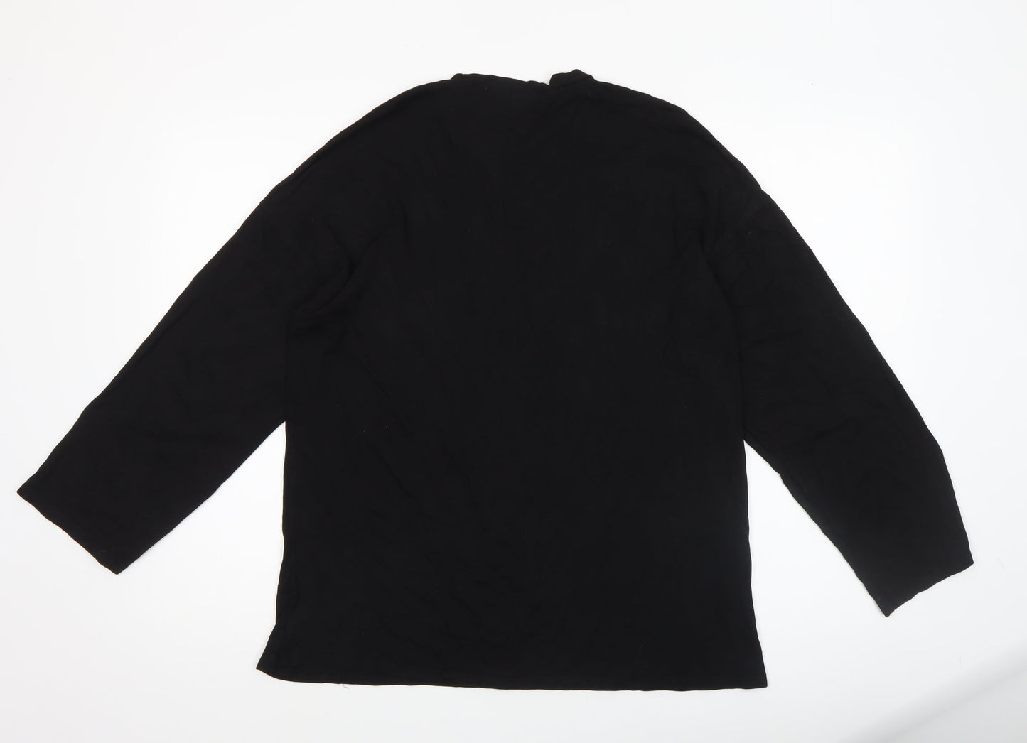 PrettyLittleThing Women's Black High Neck Long Sleeve Basic Top XS