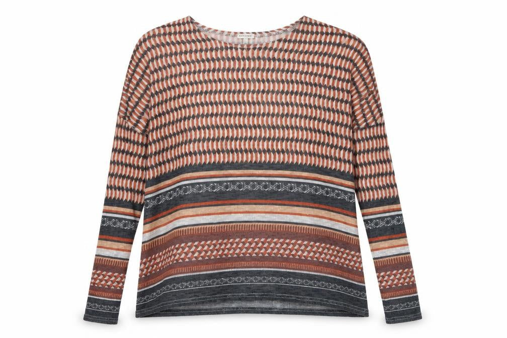 River Island Womens Multicoloured Geometric Tunic Top Size 10