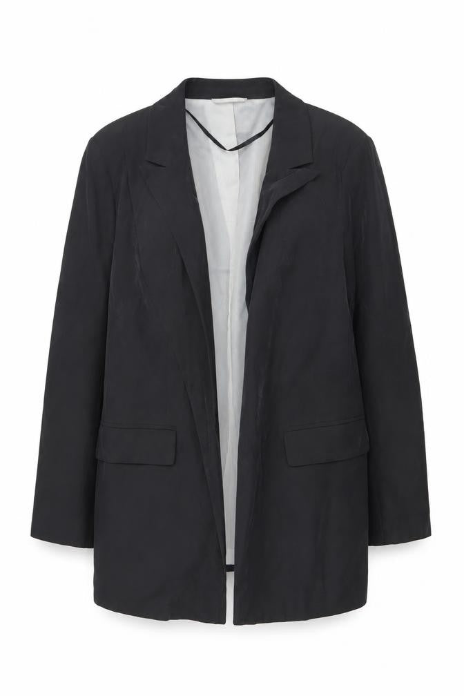 JD Williams Women's Black Regular Fit Longline Blazer Size 20