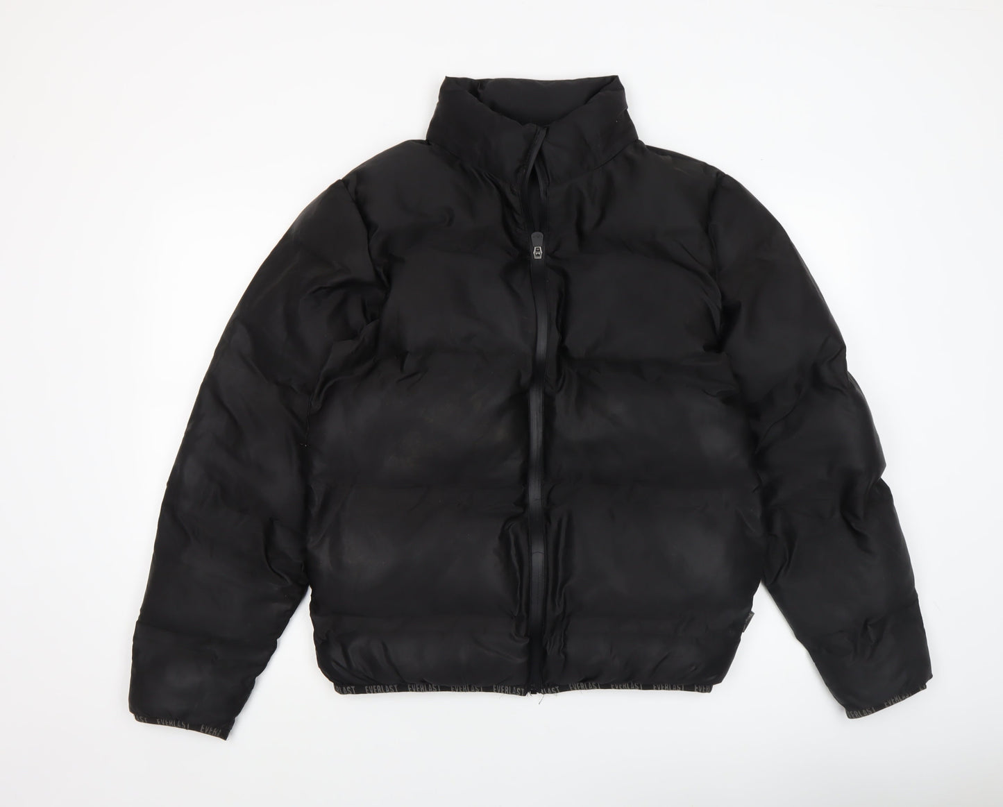 Everlast Men's Black Puffer Jacket Size S Regular Fit Winter Coat
