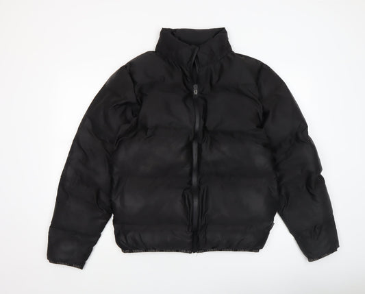 Everlast Men's Black Puffer Jacket Size S Regular Fit Winter Coat