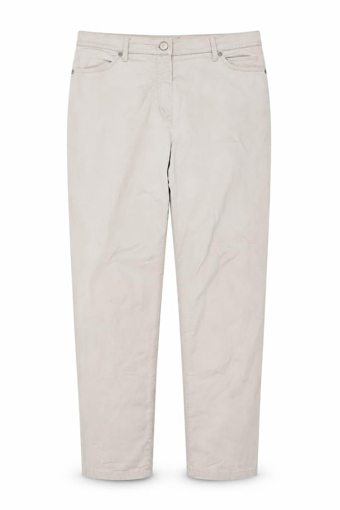 Toni Dress Women’s Beige Chino Stretch Trousers Size 16 Regular Fit