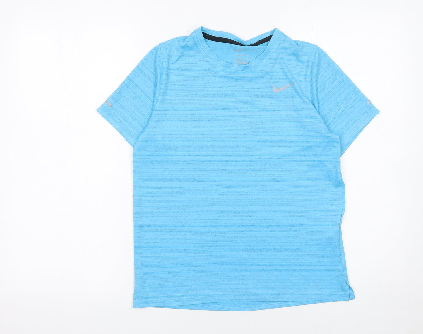 Nike Boys Blue Dri-FIT Short Sleeve Running T-Shirt Size 13-14 Years