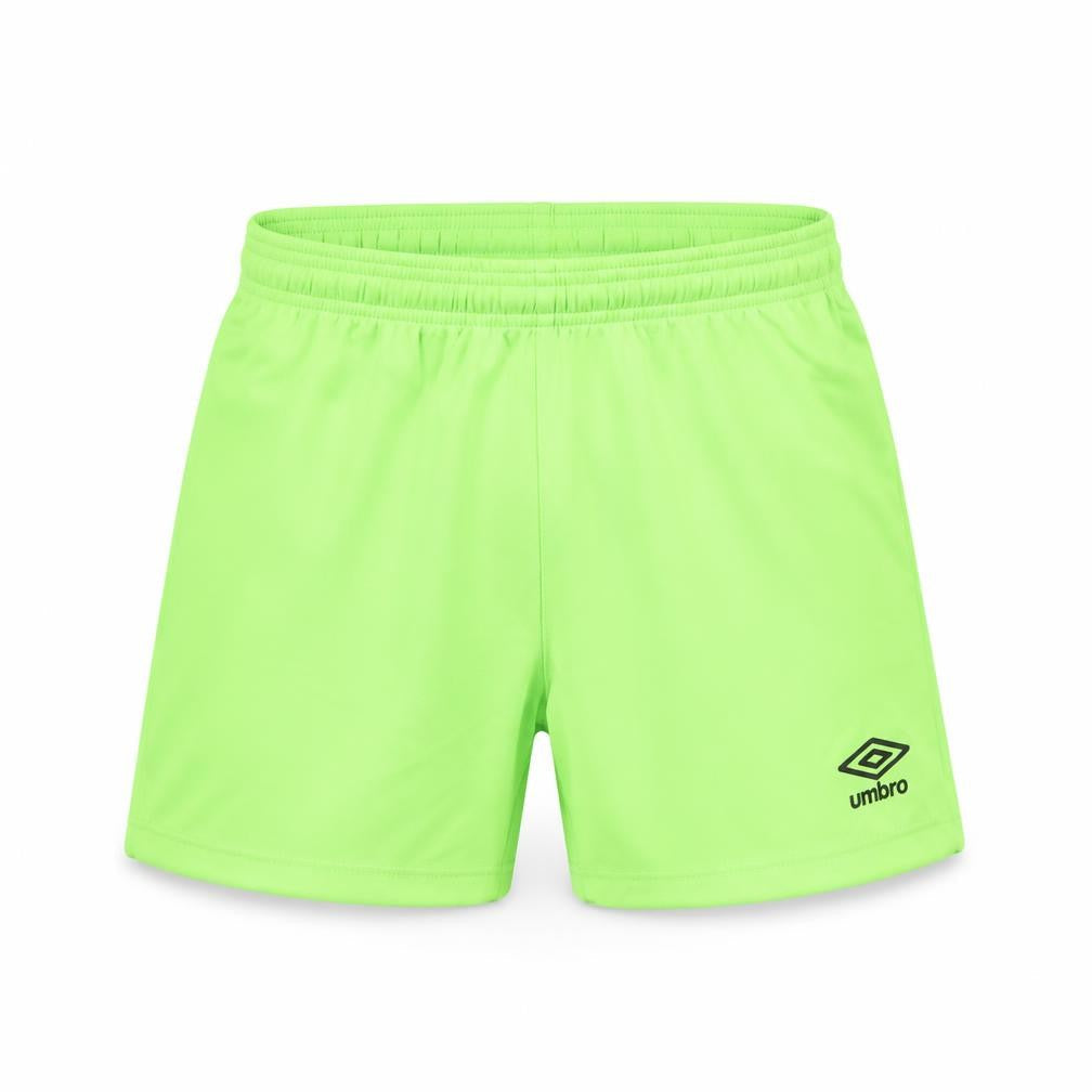 Umbro Boys Green Athletic Shorts Size 146cm Polyester Activewear