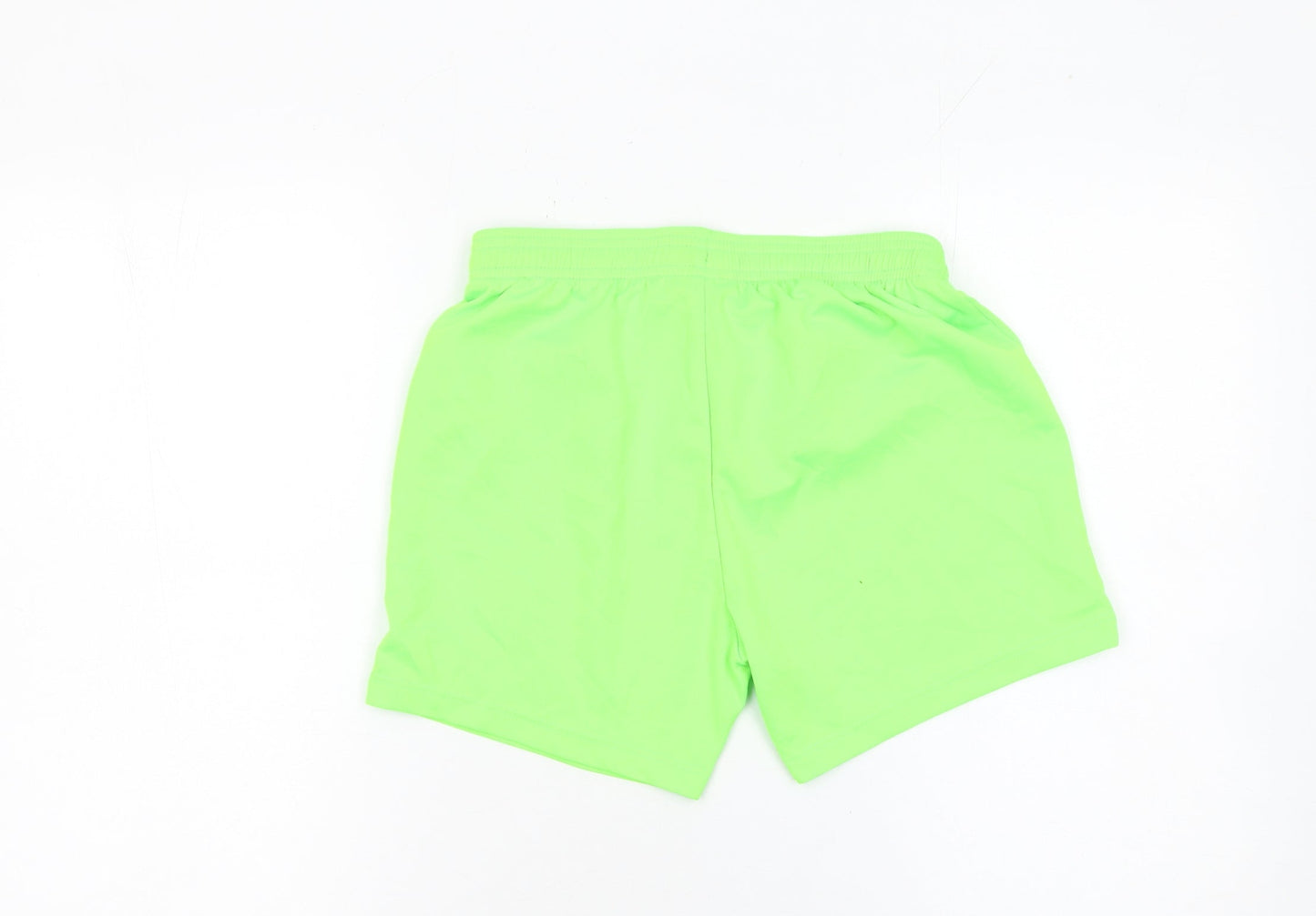 Umbro Boys Green Athletic Shorts Size 146cm Polyester Activewear
