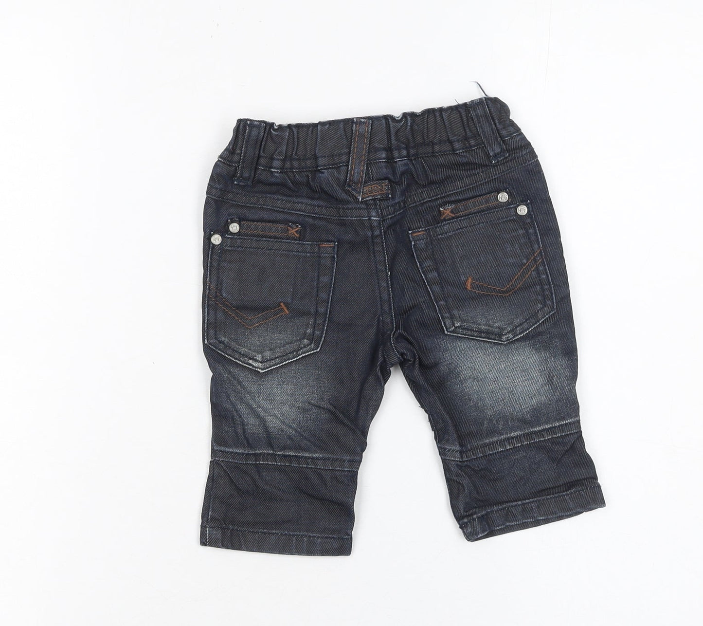 Next Unisex Baby Blue Jeans 3-6 Months Casual Cotton Denim Trousers