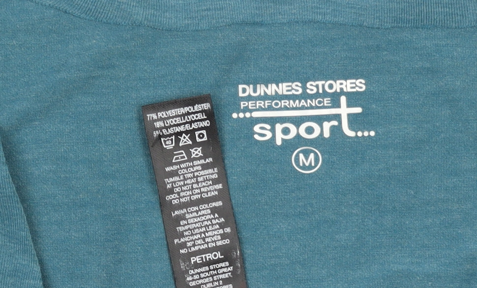Dunnes Womens Blue Performance Sport T-Shirt Size M
