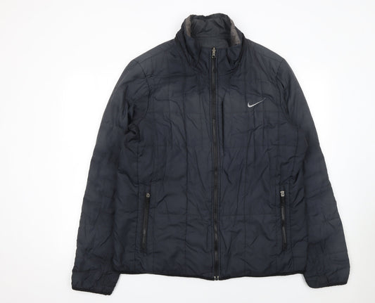 Nike Men's Black L Lightweight Insulated Full Zip Active Jacket