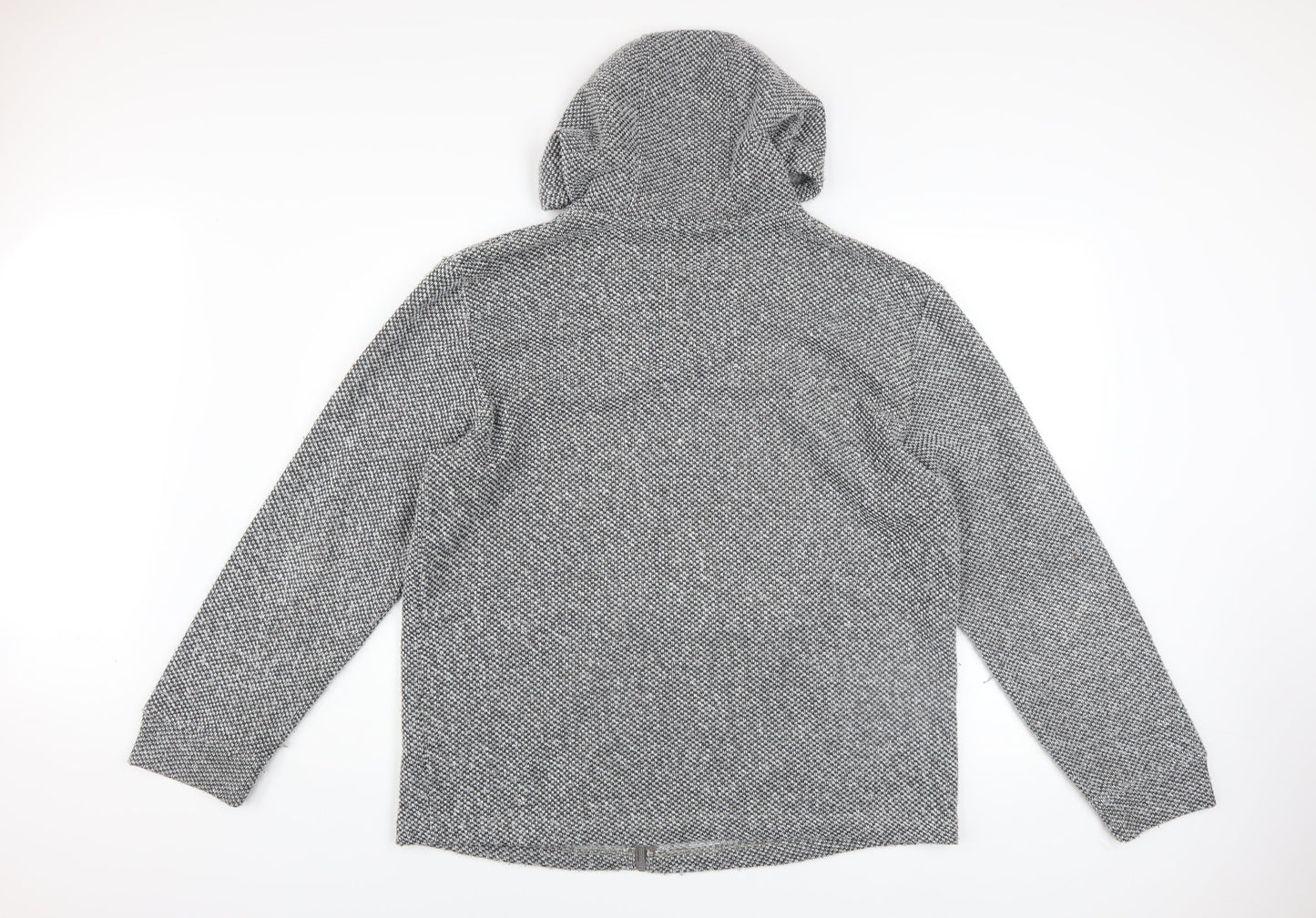 Regatta Men’s Grey Hooded Knit Jacket XL Outdoor Full Zip