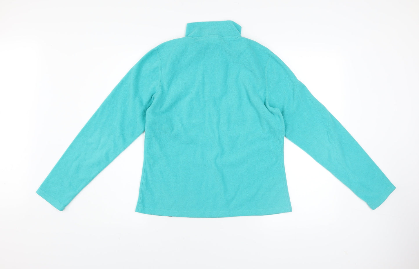 The North Face Women's Blue Fleece 1/4 Zip Pullover Sweatshirt M