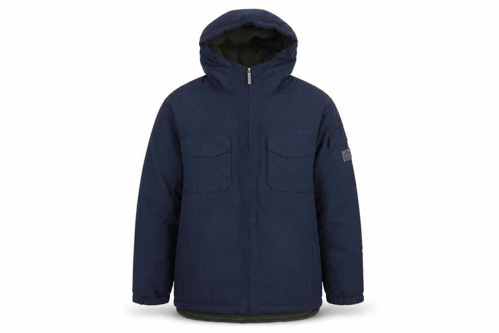 Admiral Boys Blue Hooded Puffer Jacket 13 Years Water Resistant Winter Coat