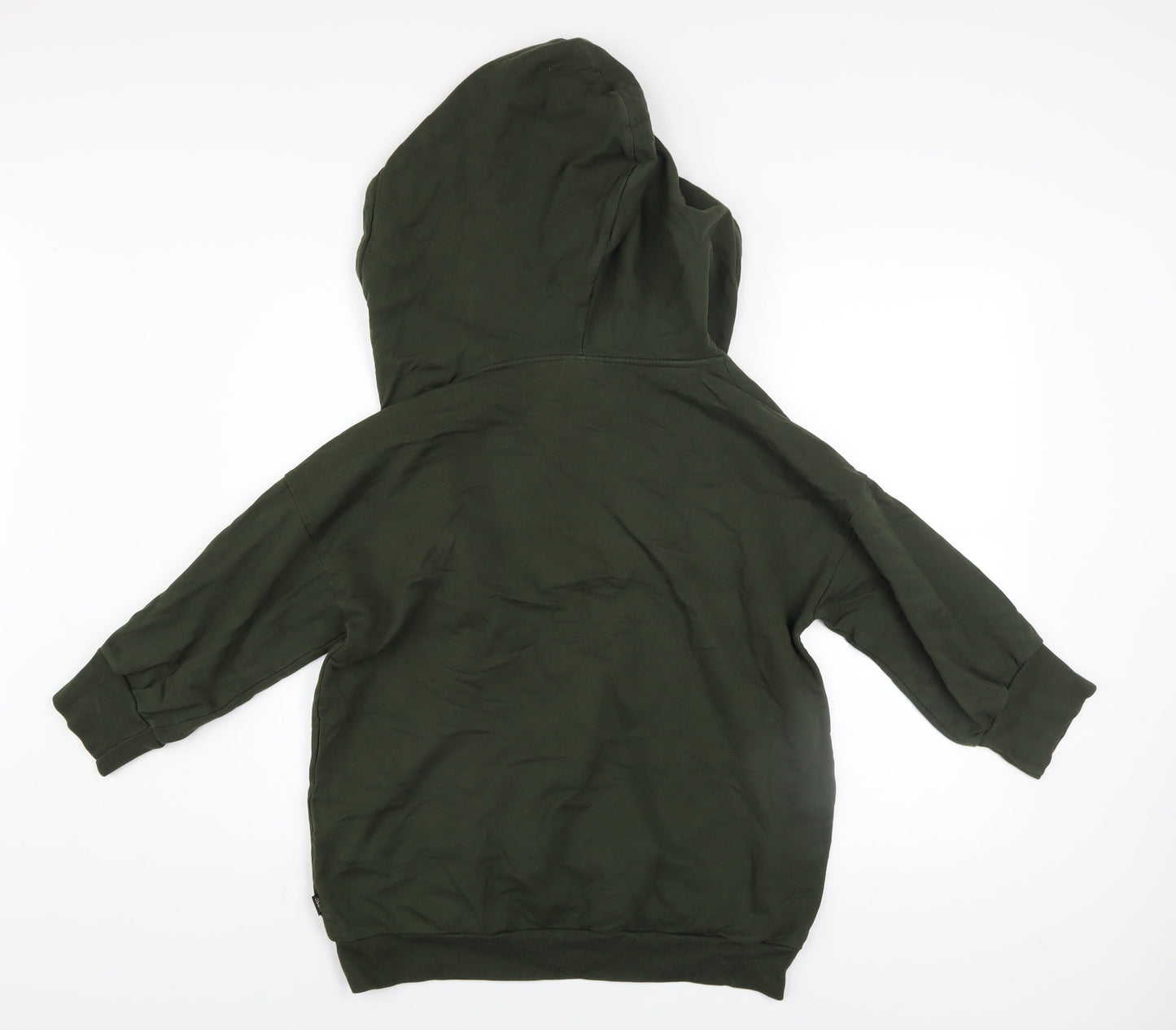 WESC Women’s Green Hoodie Medium 100% Cotton Pullover Sweatshirt