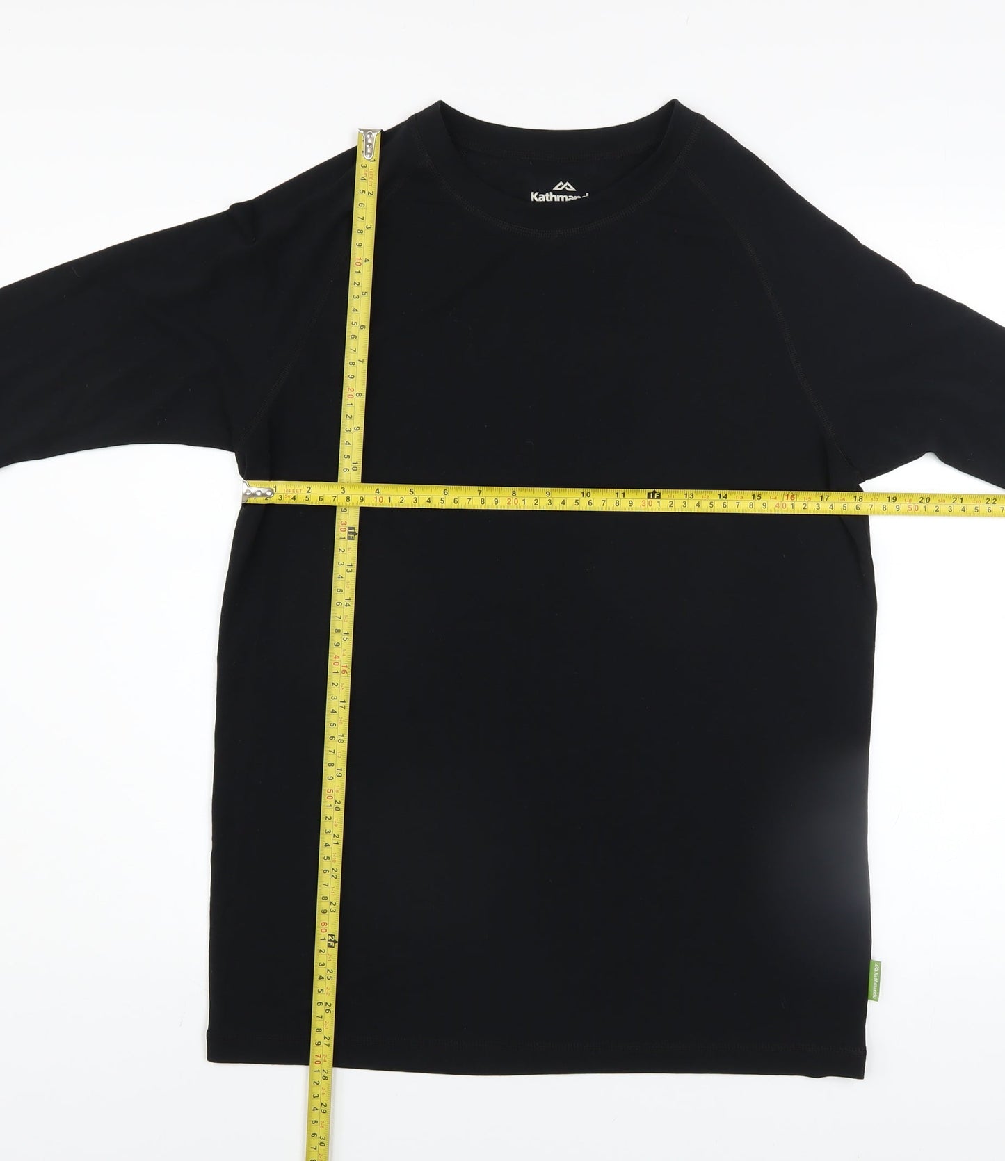 Kathmandu Men's Black Long Sleeve Polyester Casual Top Size L