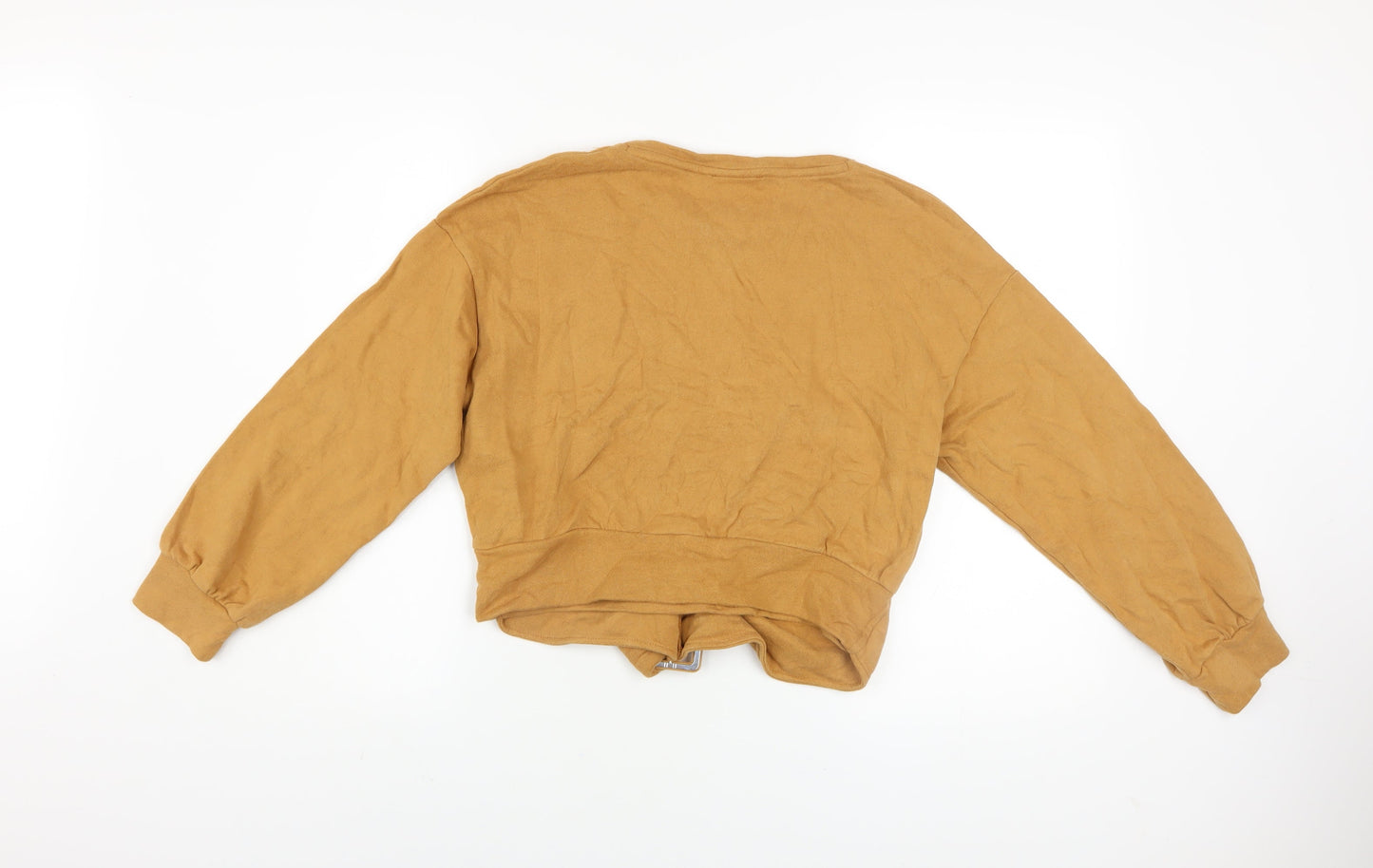 Zara Trafaluc Women Brown Belted Pullover Sweatshirt Size S