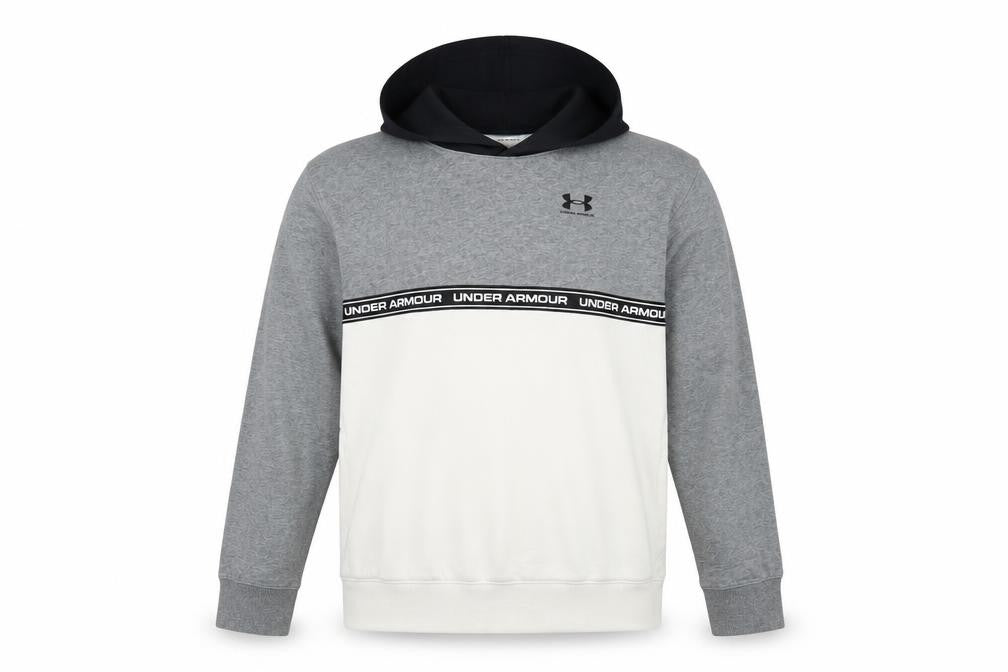 Under Armour Teens Grey Pullover Hoodie YXL Cotton Blend Sportswear
