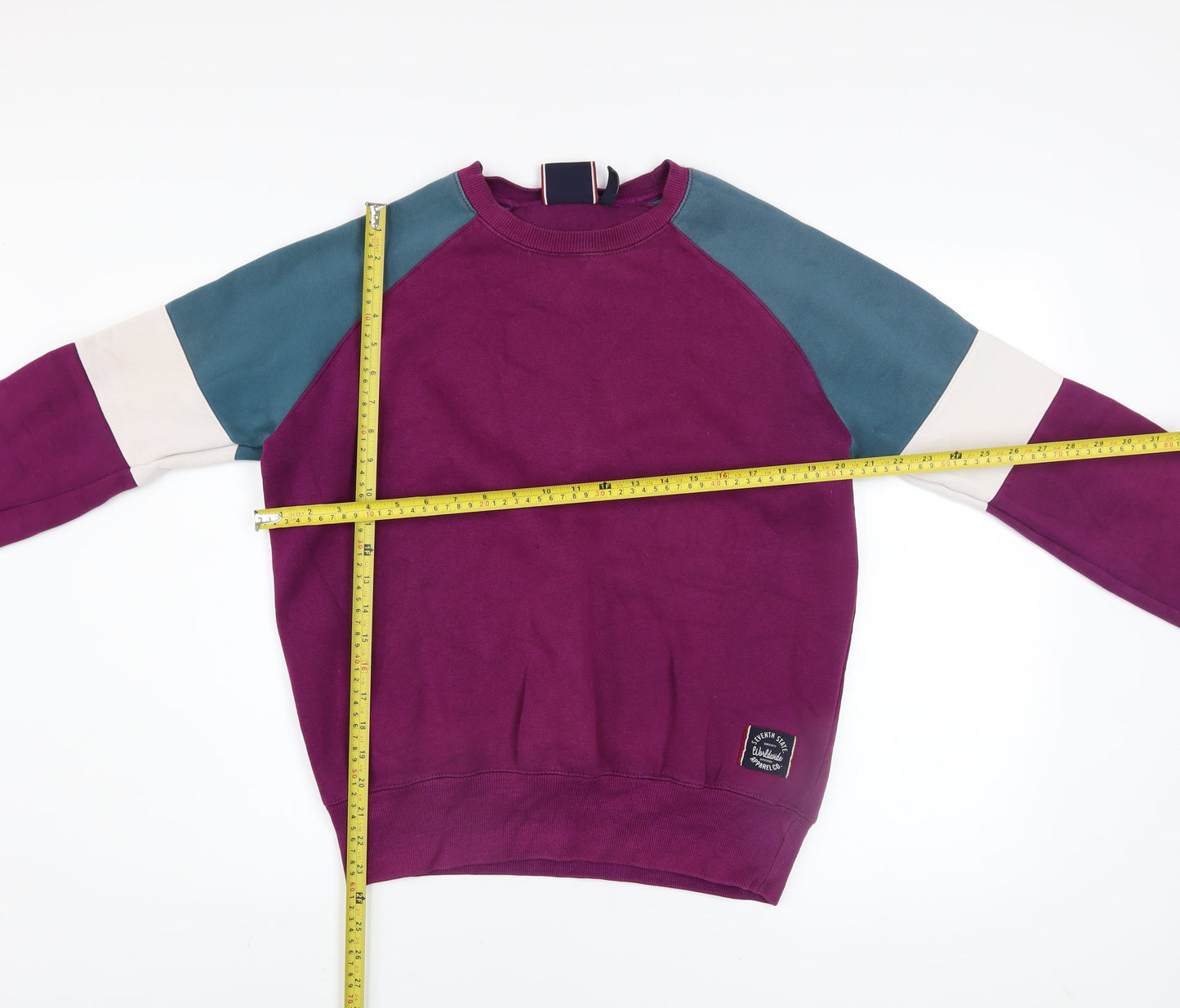 Seventh State Men’s Multicoloured Pullover Sweatshirt Medium