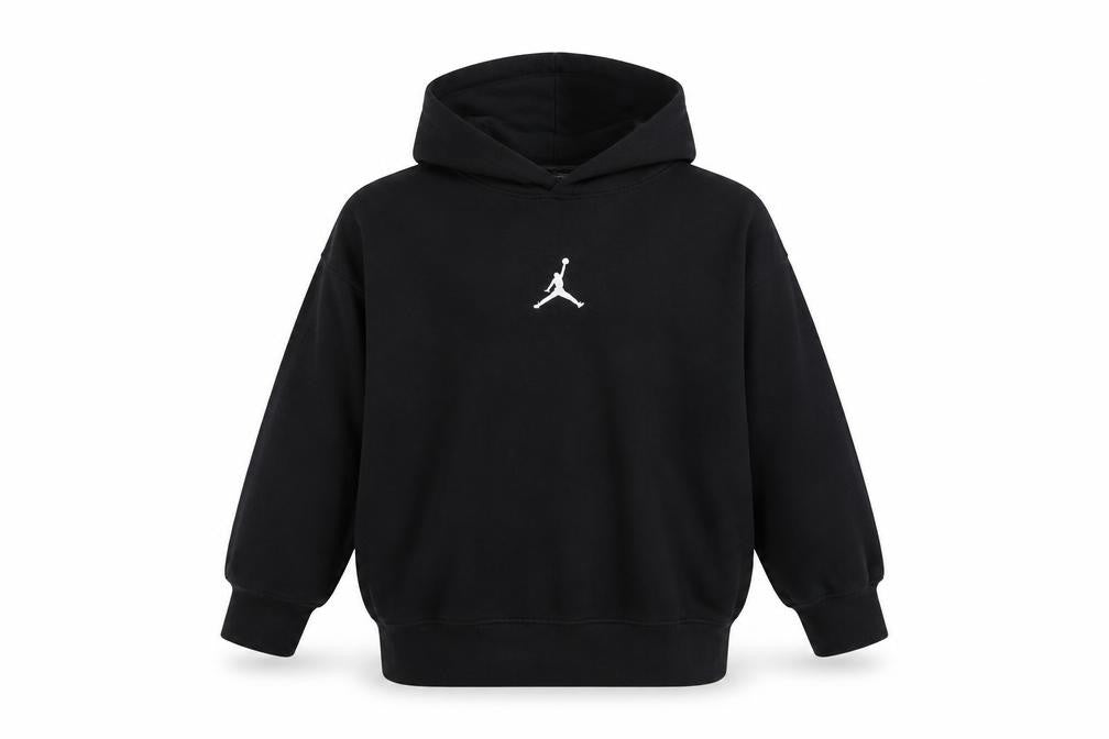 Jordan Boys Black Pullover Hoodie 10-12 Years Fleece Hooded Sweatshirt