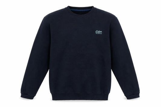 Cotton Traders Men's Blue Crew Neck Pullover Sweatshirt M