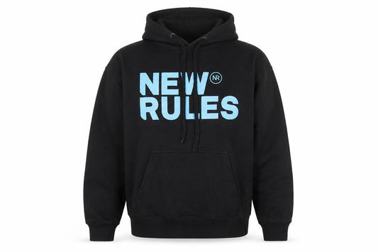 Club Classic Men’s Black Pullover Hoodie M Graphic Print Fleece