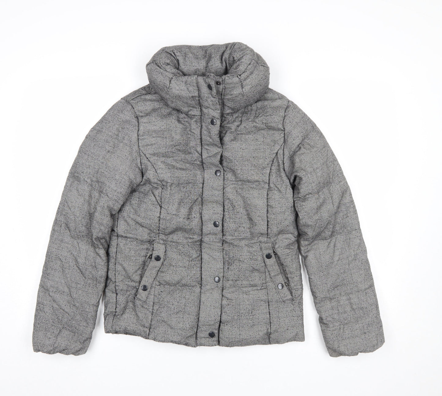Gap Mens Grey XS Puffer Jacket Lightweight Winter Coat