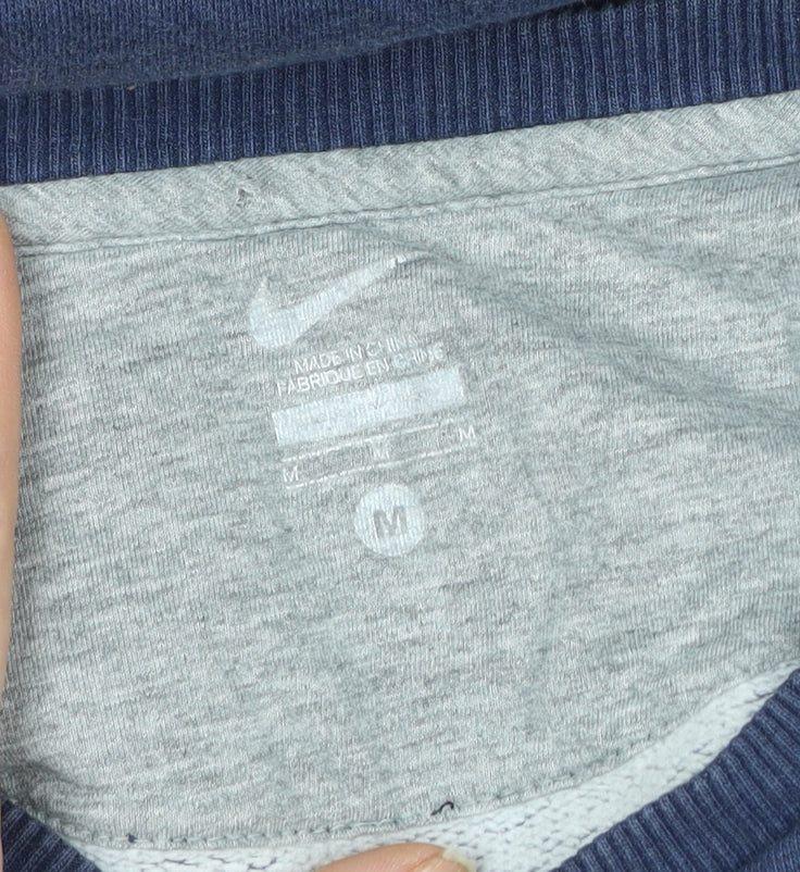 Nike Women’s Blue Crew Neck Pullover Sweatshirt Size M