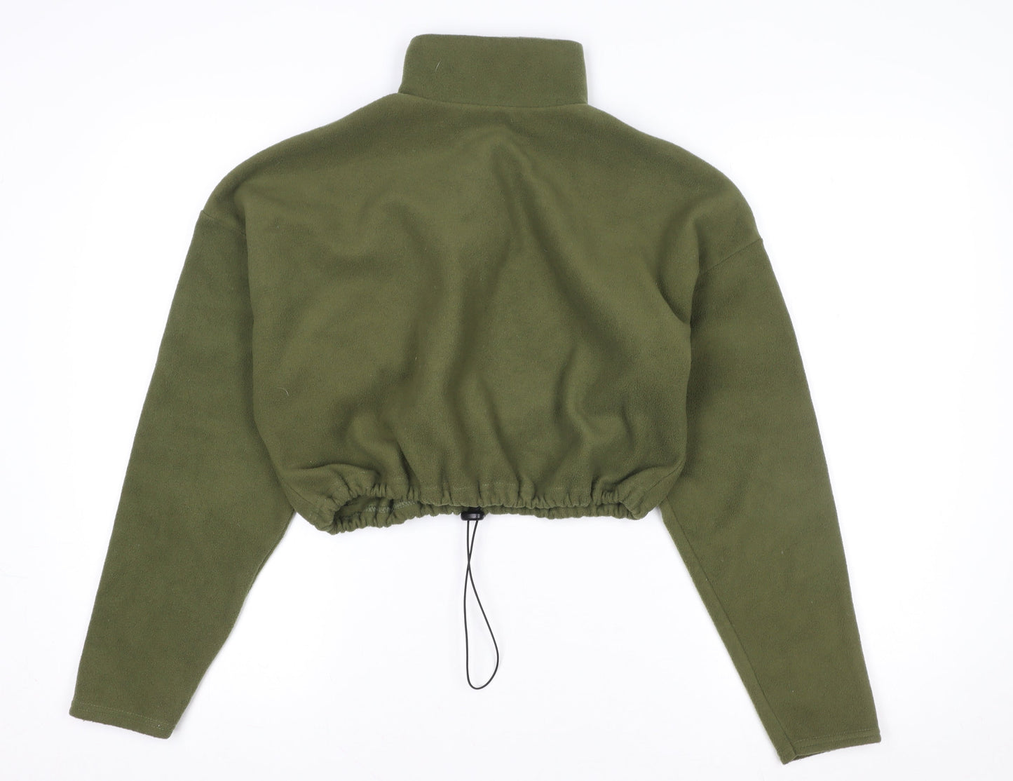 Urban Outfitters Womens Green 1/4 Zip Fleece Sweatshirt XS