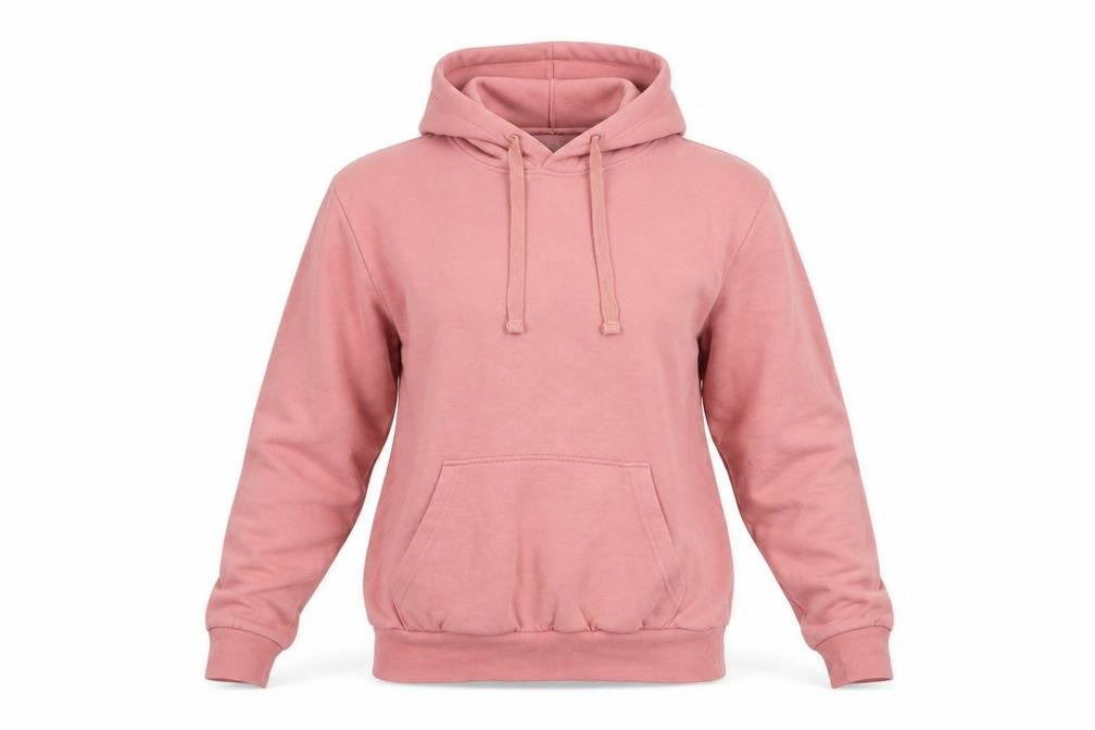 H&M Divided Women Pink XS Pullover Hoodie Basic Cotton Blend