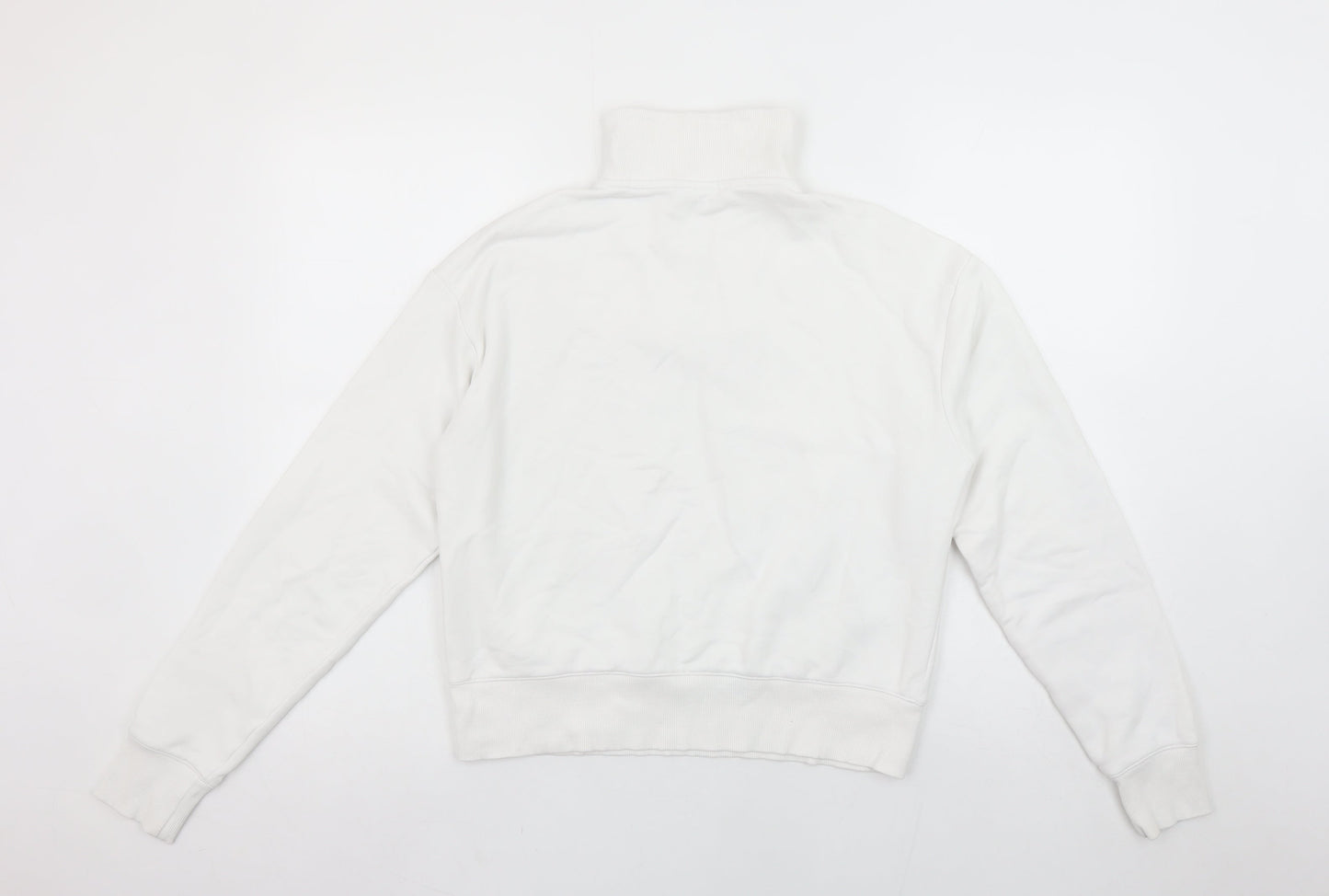 Champion Women's White Small 1/4 Zip Pullover Sweatshirt