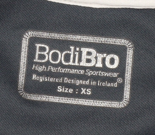 BodiBro Men's Blue XS 1/4 Zip Athletic Sweatshirt Sports Top