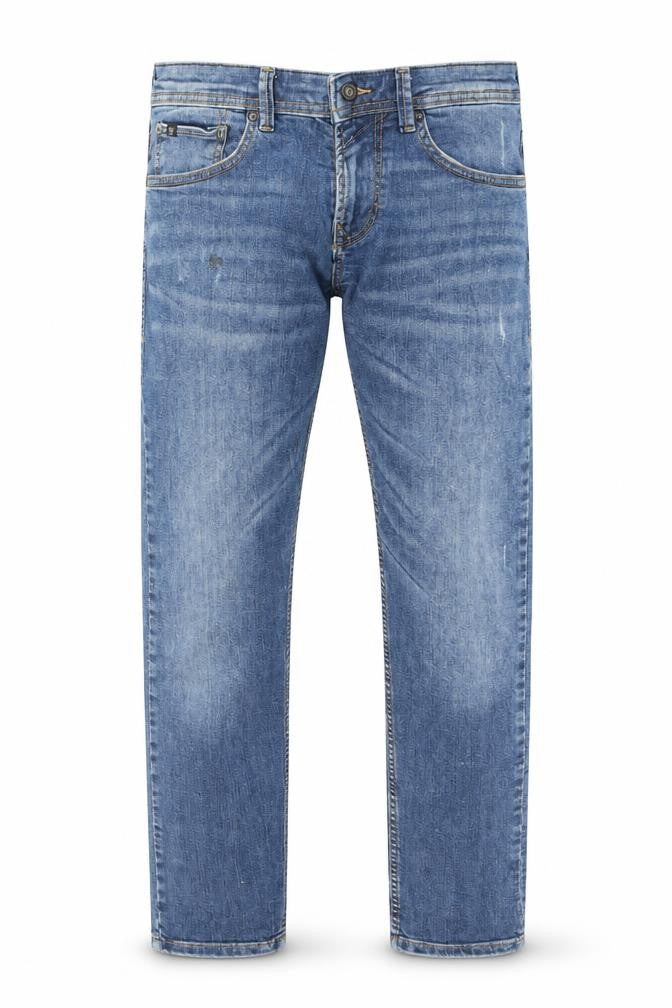 Tom Tailor Denim Men's Blue Slim Straight Jeans Medium Wash 32/34