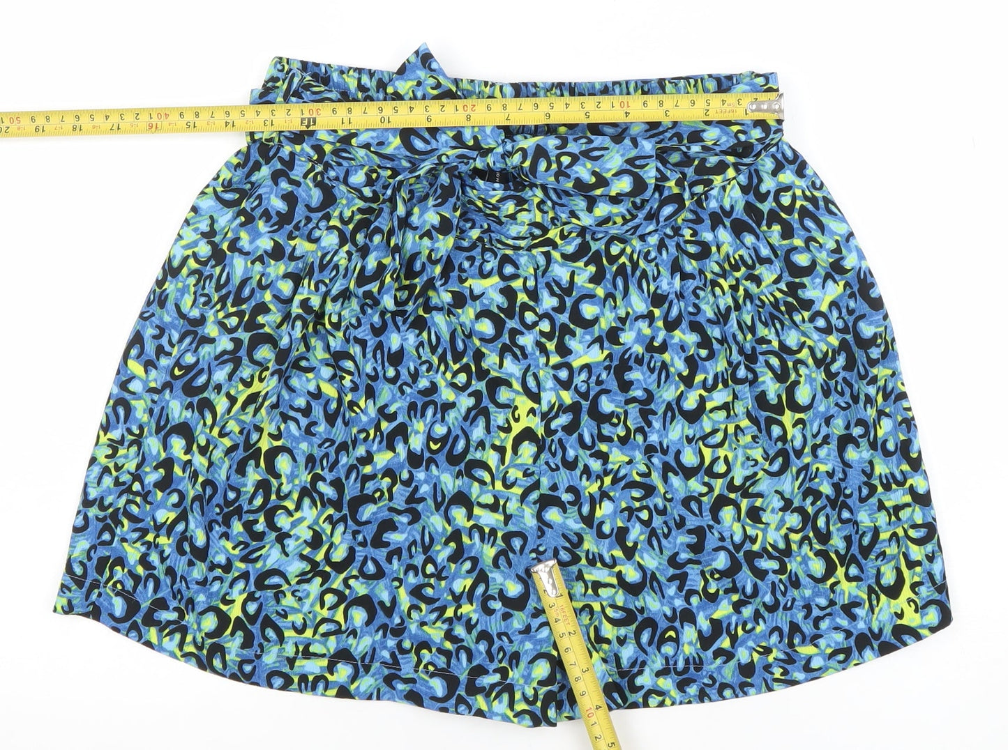 Vero Moda Women’s Multicoloured Viscose Paperbag Shorts Size S