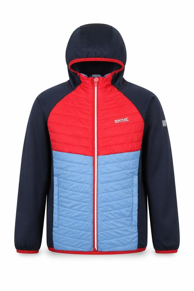 Regatta Boys Multicoloured 13 Years Hooded Puffer Jacket
