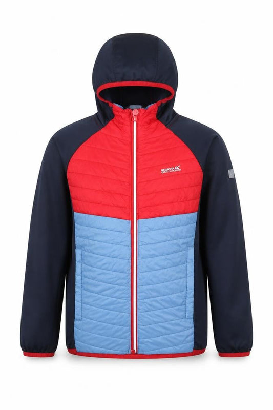 Regatta Boys Multicoloured 13 Years Hooded Puffer Jacket