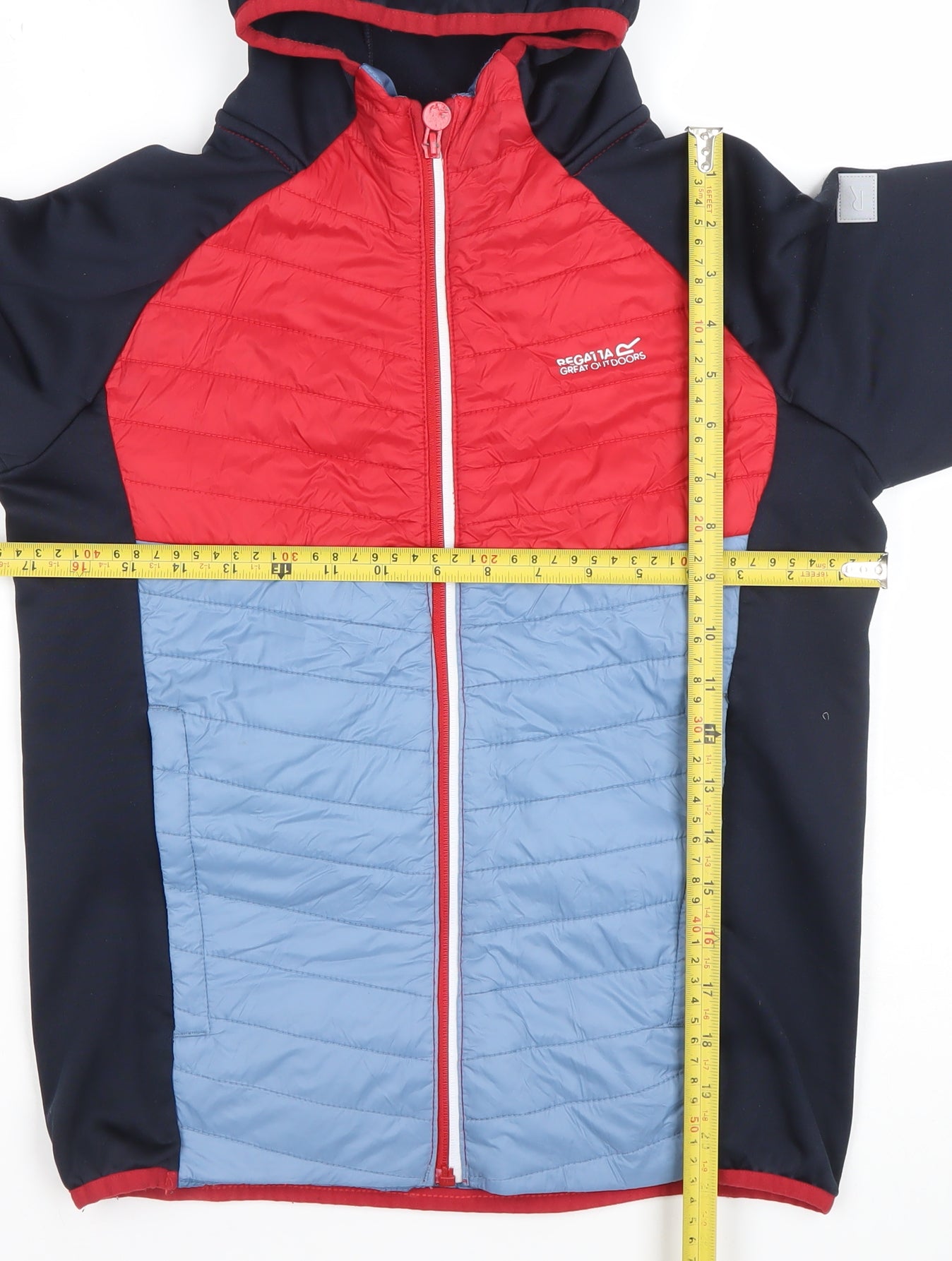 Regatta Boys Multicoloured 13 Years Hooded Puffer Jacket