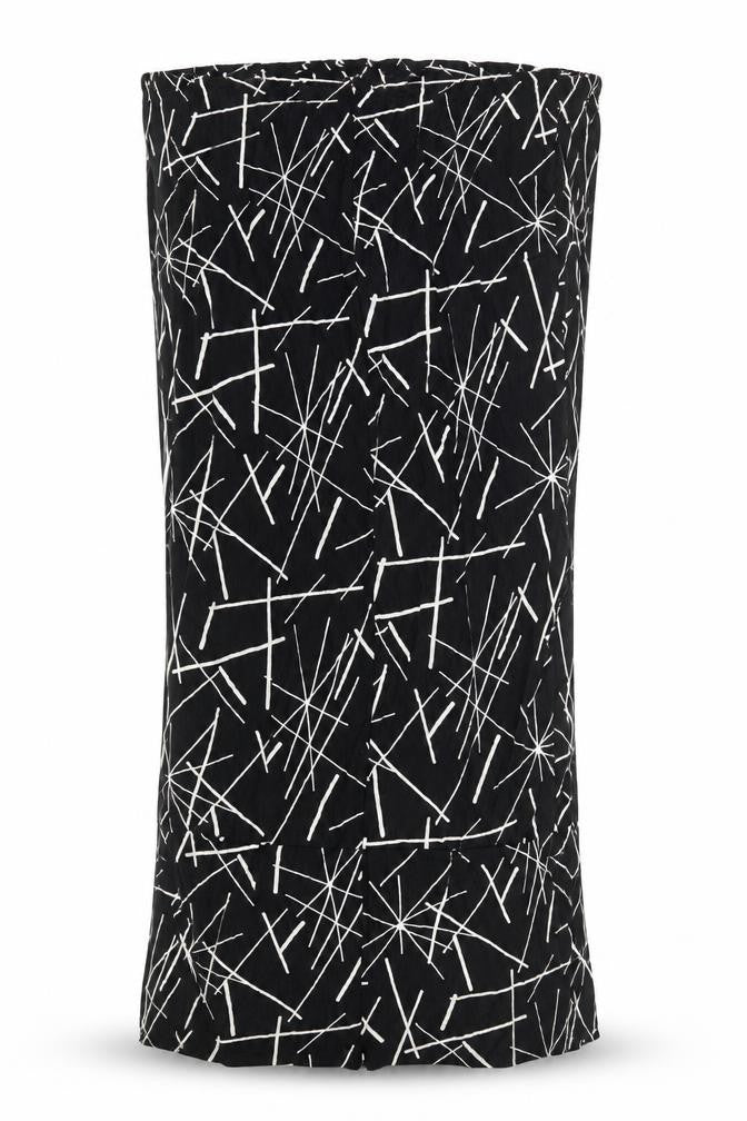 Windsmoor Women’s Black Geometric Sleeveless Sheath Dress Size 16