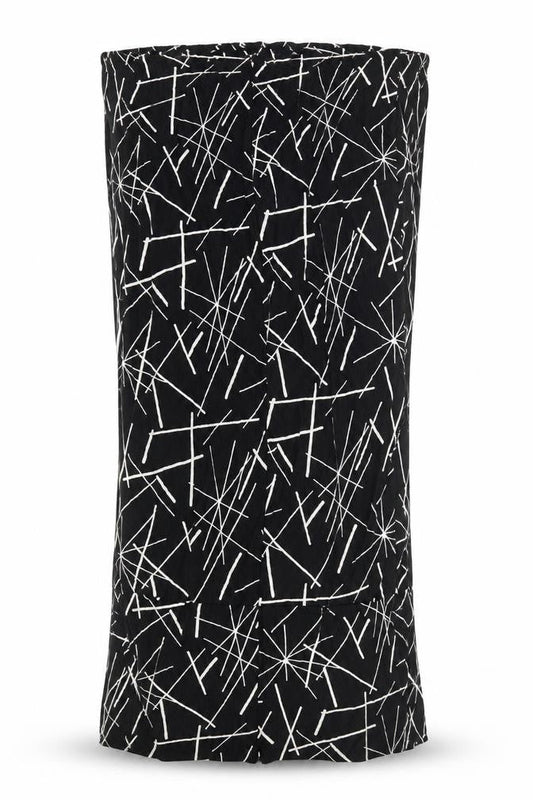Windsmoor Women’s Black Geometric Sleeveless Sheath Dress Size 16